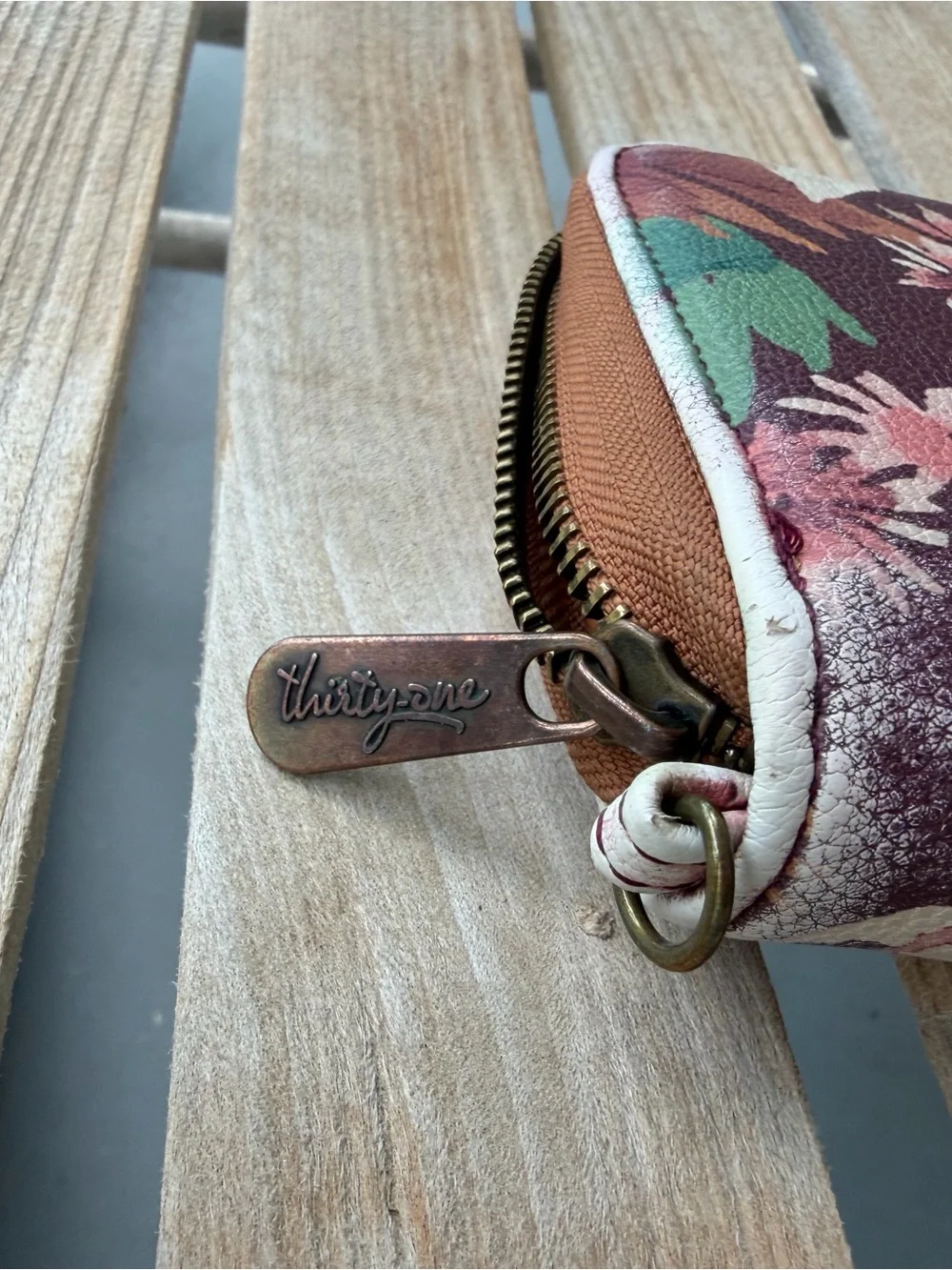 thirty-one Plum Floral Phone Case with Pink and Cream Accents